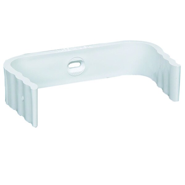 Amerimax Home Products Amerimax 0.8 in. H X 2 in. W X 3.25 in. L White Vinyl Traditional Downspout Band M0634-30 - main